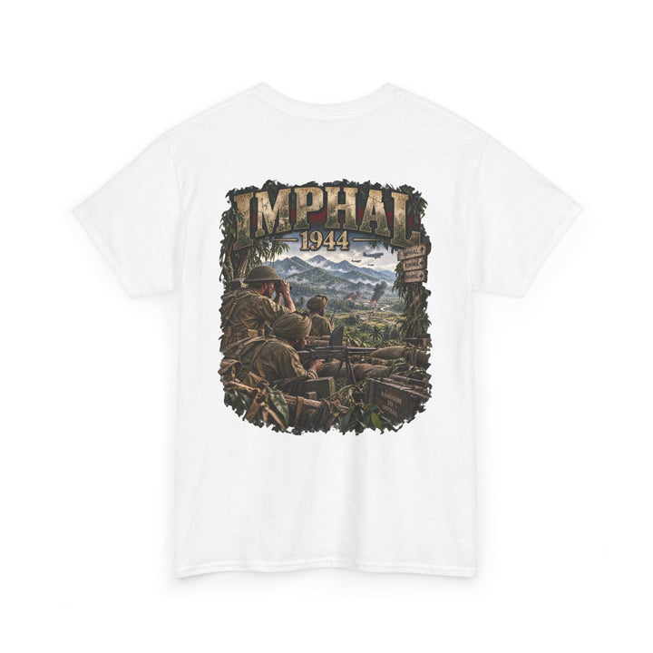 Imphal 1944 Battle Scene T‑Shirt — WWII Historical Combat Tee
