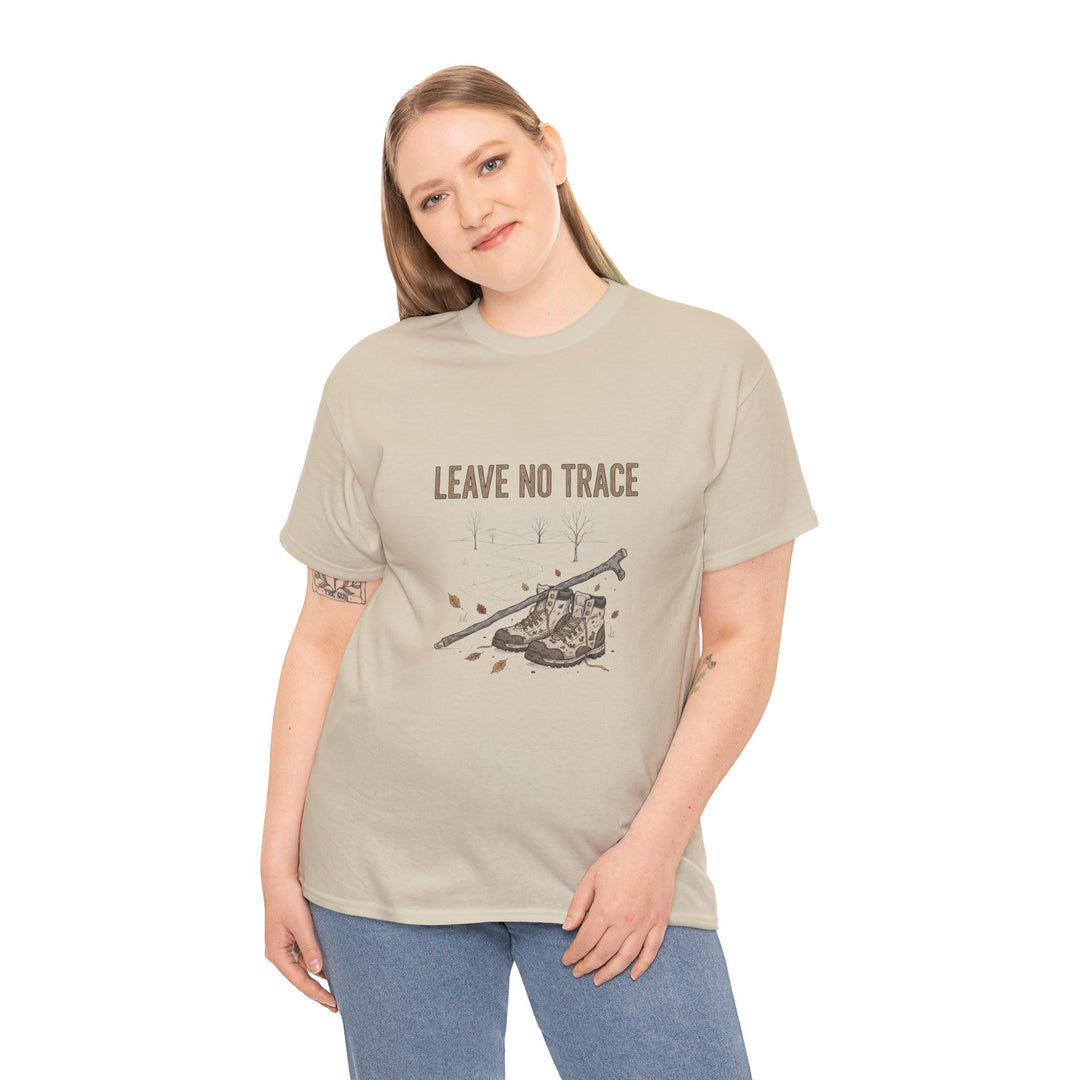 Leave No Trace Countryside Tee – a soft, breathable cotton T-shirt promoting respect for nature and responsible outdoor living.