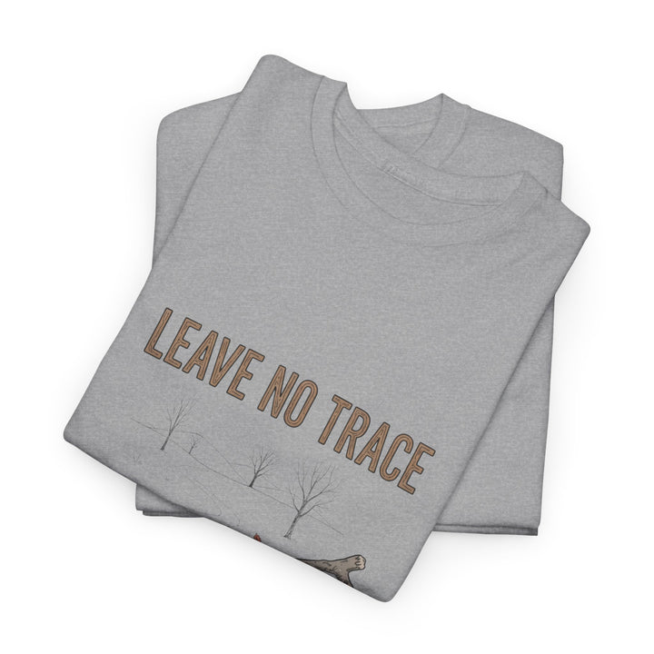 Leave No Trace Countryside Tee – a soft, breathable cotton T-shirt promoting respect for nature and responsible outdoor living.