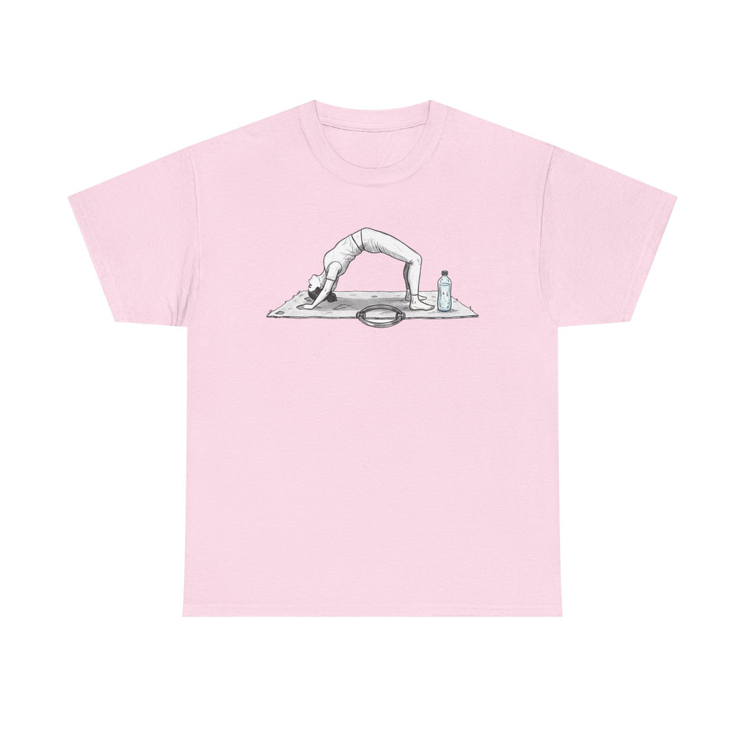 Pilates T‑Shirt – soft, breathable cotton designed for Pilates workouts. Comfortable, flexible, and perfect for reformer classes or everyday activewear.