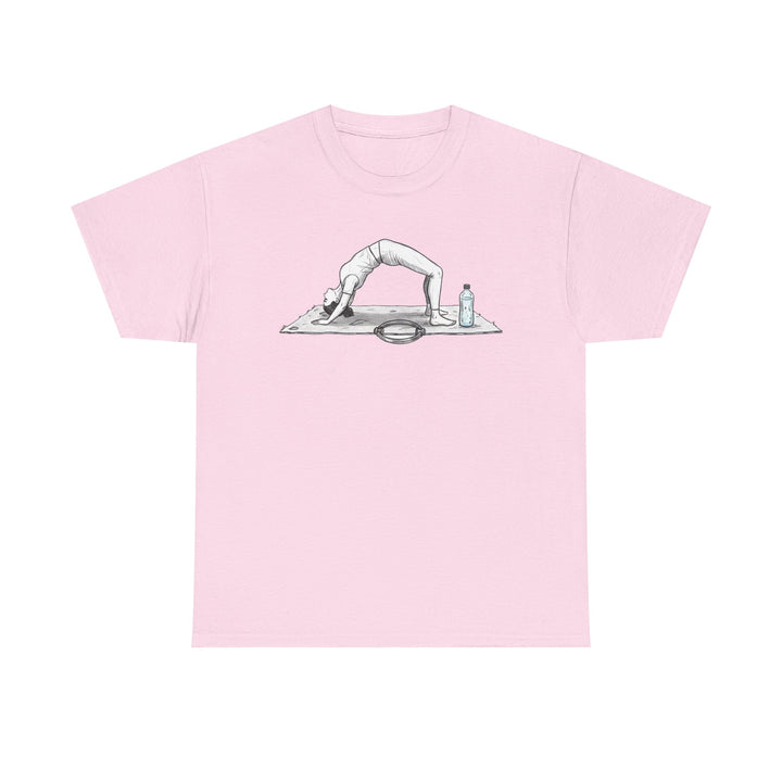 Pilates T‑Shirt – soft, breathable cotton designed for Pilates workouts. Comfortable, flexible, and perfect for reformer classes or everyday activewear.