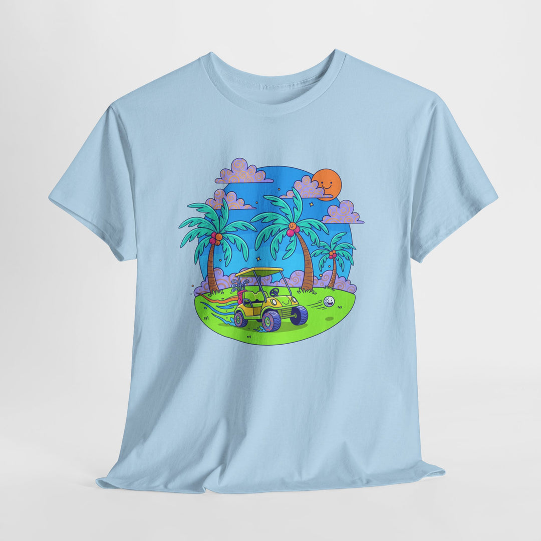 Island Style Golf Cart Beach T-Shirt