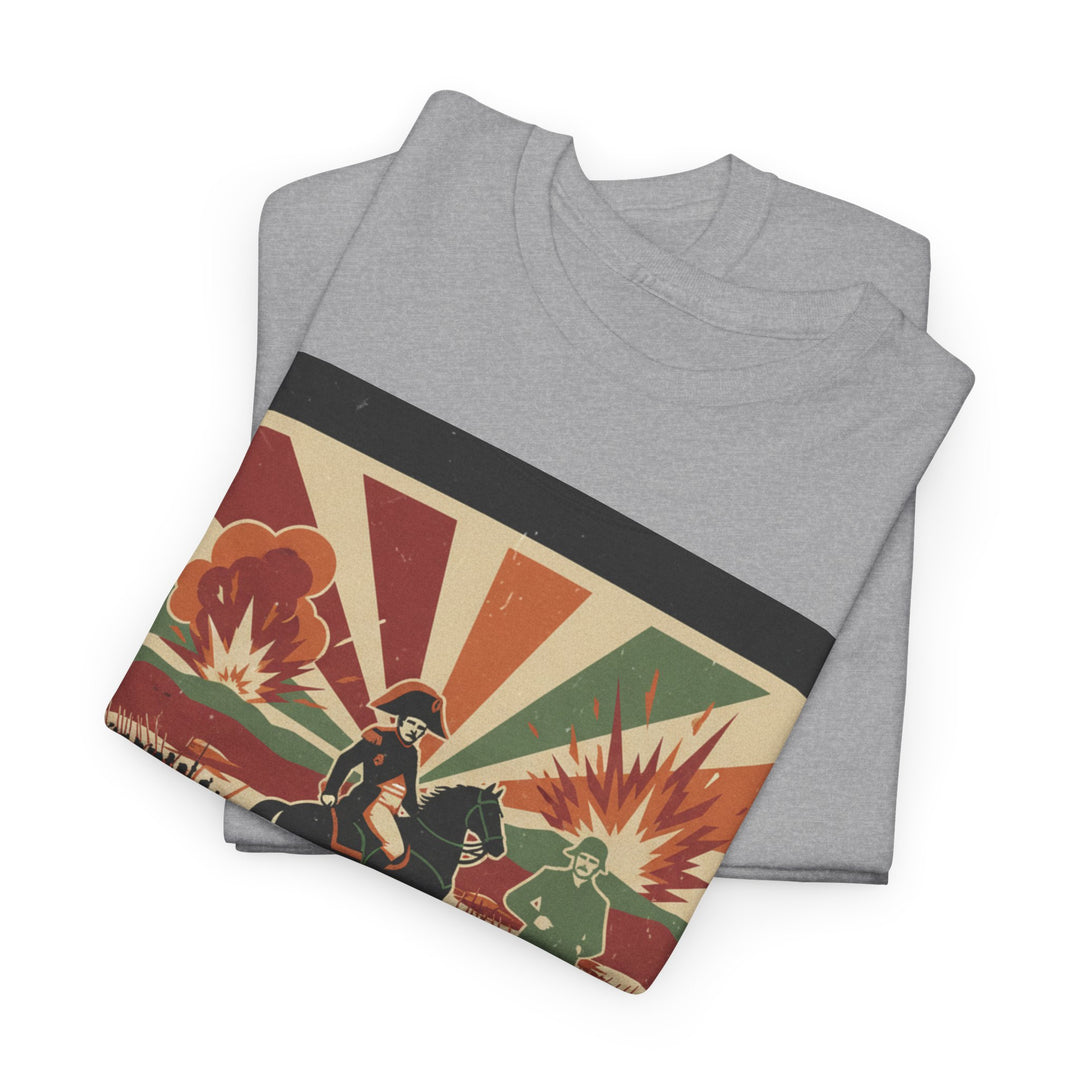 Waterloo 1815 Vintage Battle T-Shirt — Napoleonic War Commemorative Tee