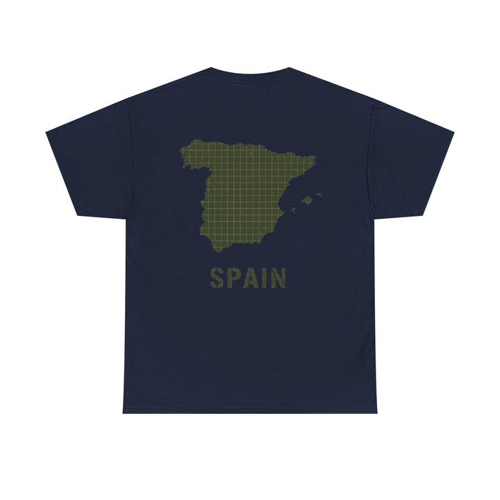 Spain Map Graphic Tee — Minimalist Travel T‑Shirt