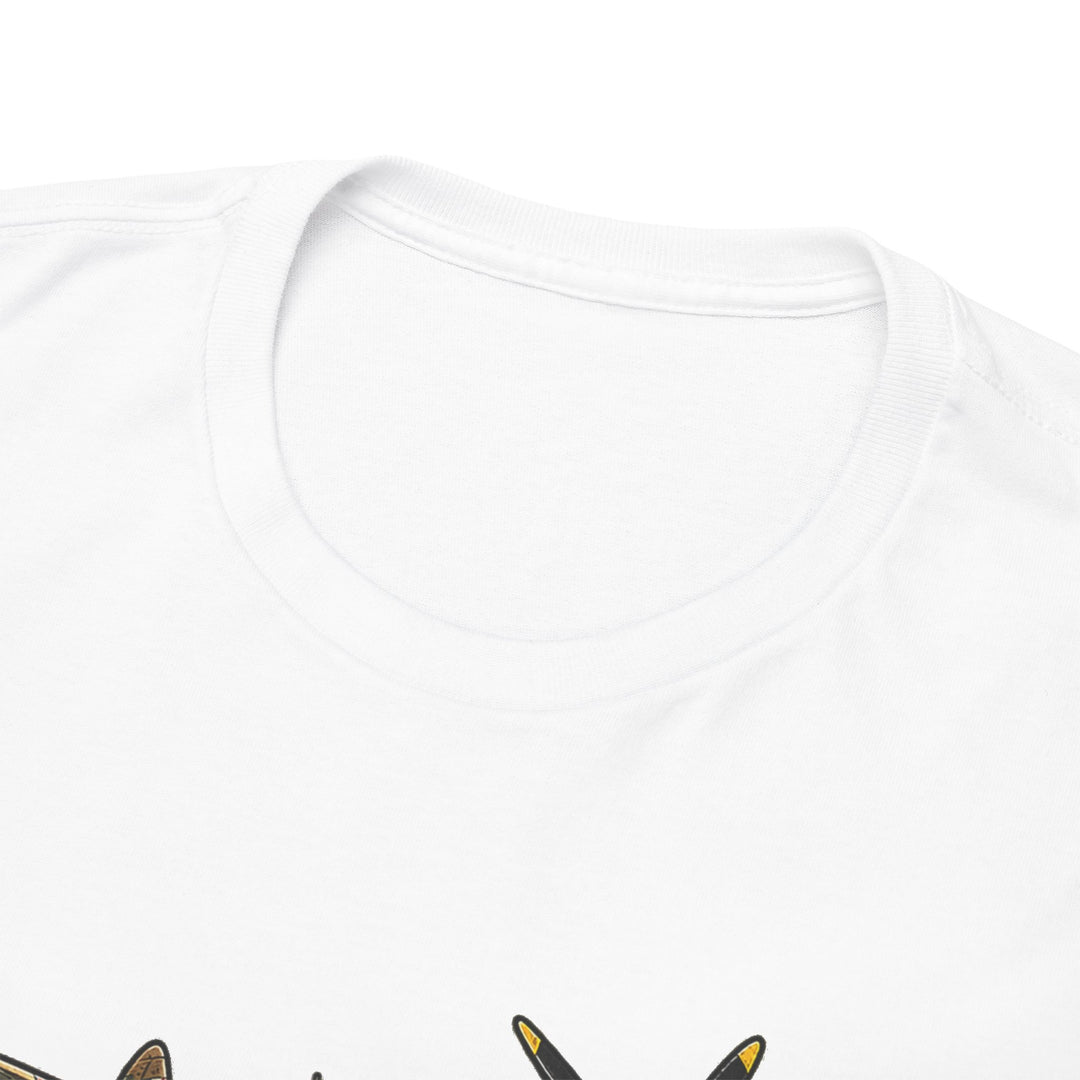 Spitfire T-Shirt — “The Few Had Quite a Lot of Help on the Ground” WWII Humour Tee