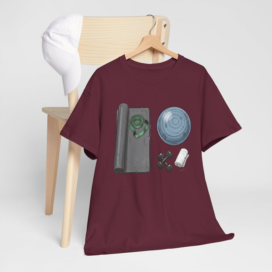 Pilates Kit Tee – soft, breathable cotton designed for Pilates workouts. Comfortable, flexible, and perfect for studio sessions, home practice, or casual wear.