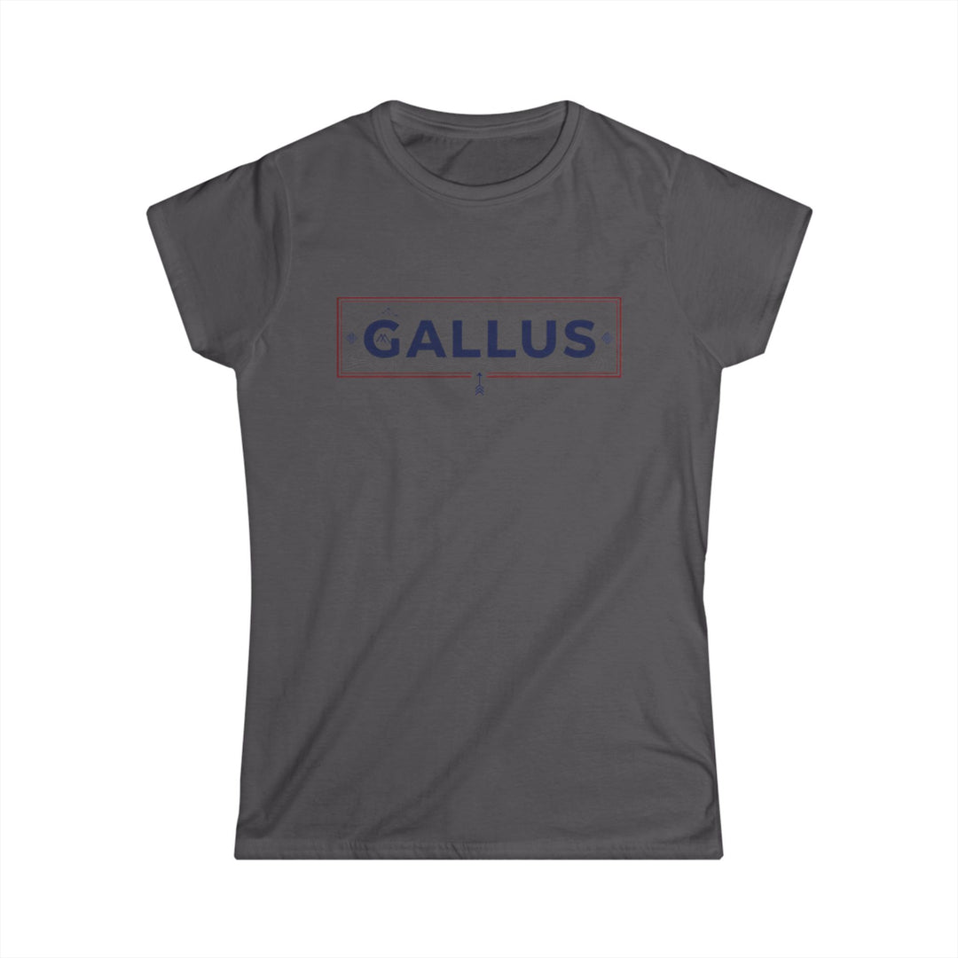 Spain Map Womens Tee — Gallus Logo Travel T‑Shirt