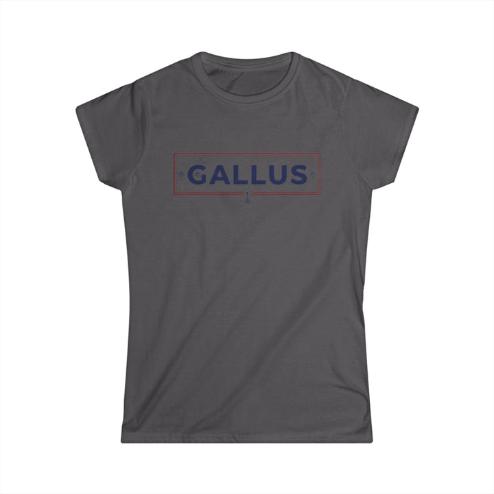 Spain Map Womens Tee — Gallus Logo Travel T‑Shirt