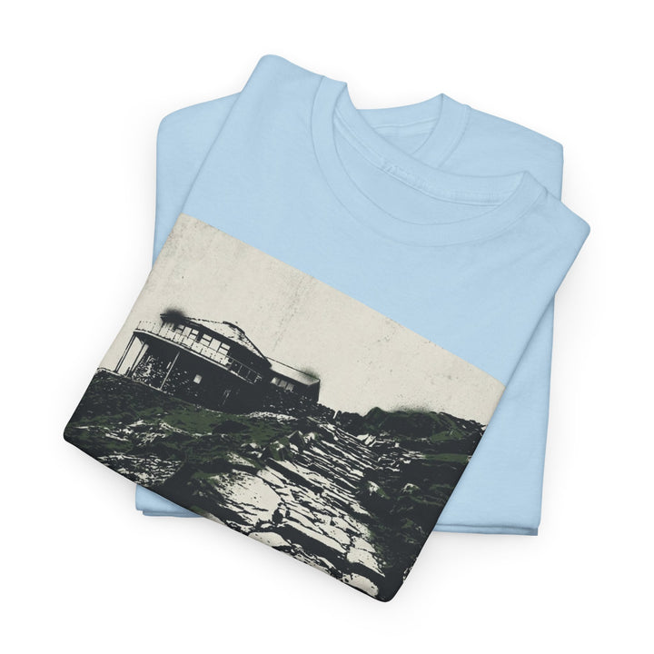 Snowdon 1085m Vintage Summit Tee — Mountain Coordinates Graphic T‑Shirt