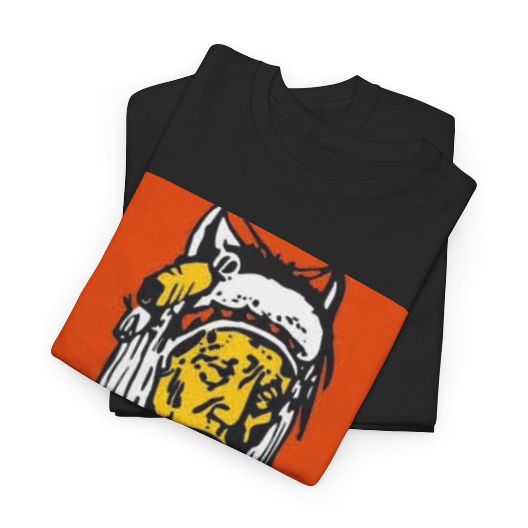 BATUS Native Chief Graphic Tee – Retro Tribal Illustration Shirt