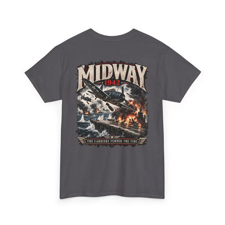 Midway 1942 WWII Aviation T-Shirt — Vintage Battle of Midway Graphic Tee