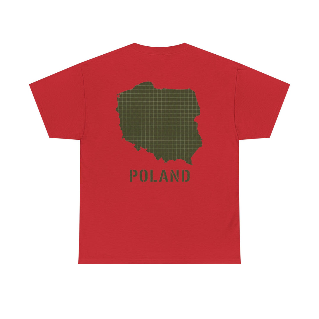 Poland Map T-Shirt — Gallus Logo Military-Style Polish Pride Tee