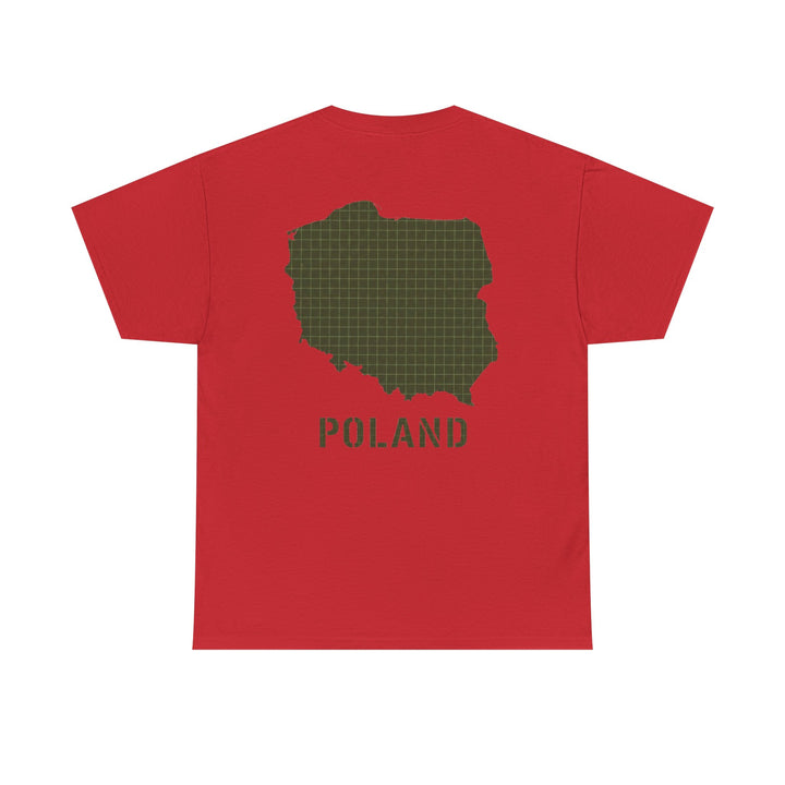 Poland Map T-Shirt — Gallus Logo Military-Style Polish Pride Tee
