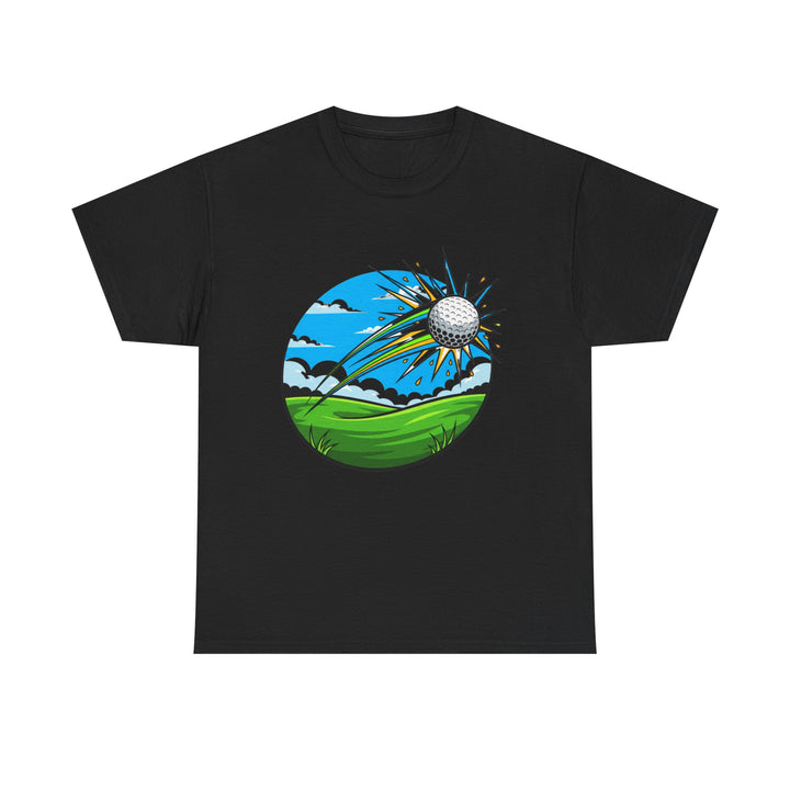 Sunrise Golf Graphic Tee – Scenic Golf Shirt