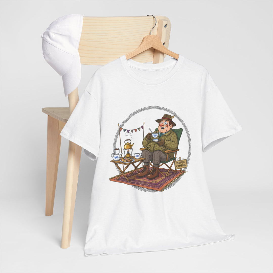 Retro Camping Grandpa Gift T-Shirt — Vintage Mountain Adventure Tee