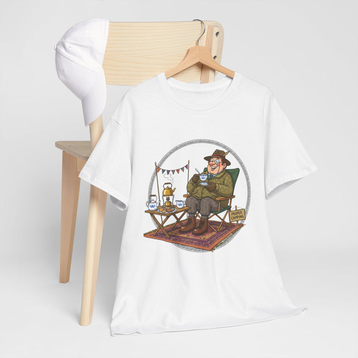 Retro Camping Grandpa Gift T-Shirt — Vintage Mountain Adventure Tee