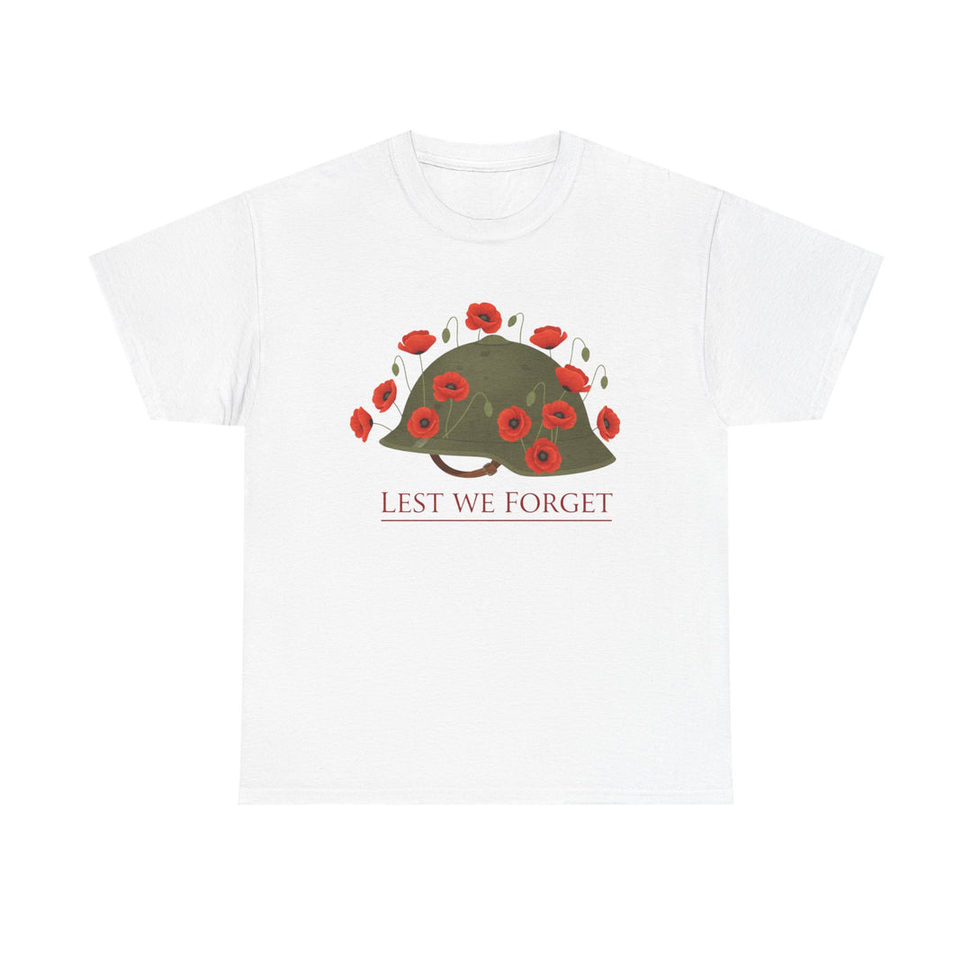 British Army Remembrance Shirt | Lest We Forget Poppy Helmet