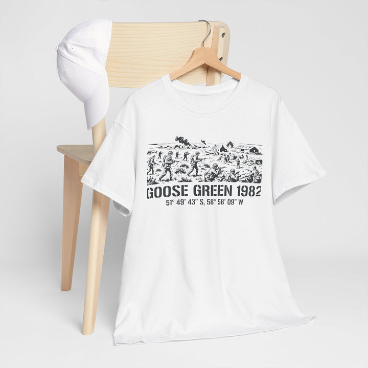 Goose Green 1982 T-Shirt - Falklands War Military Heritage Graphic