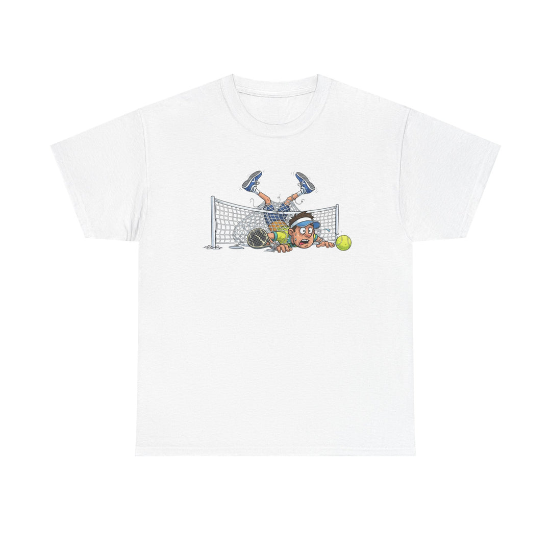 Padel Cartoon Goalie T-Shirt | Fun Padel Tee