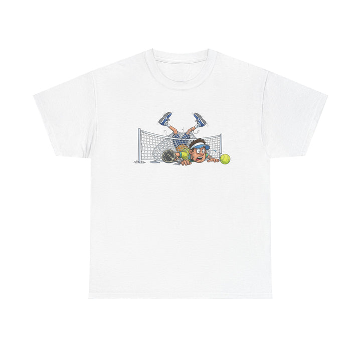 Padel Cartoon Goalie T-Shirt | Fun Padel Tee
