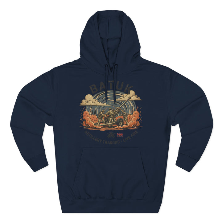 Military Artillery Graphic Hoodie — "BATUK" Live-Fire Training Design