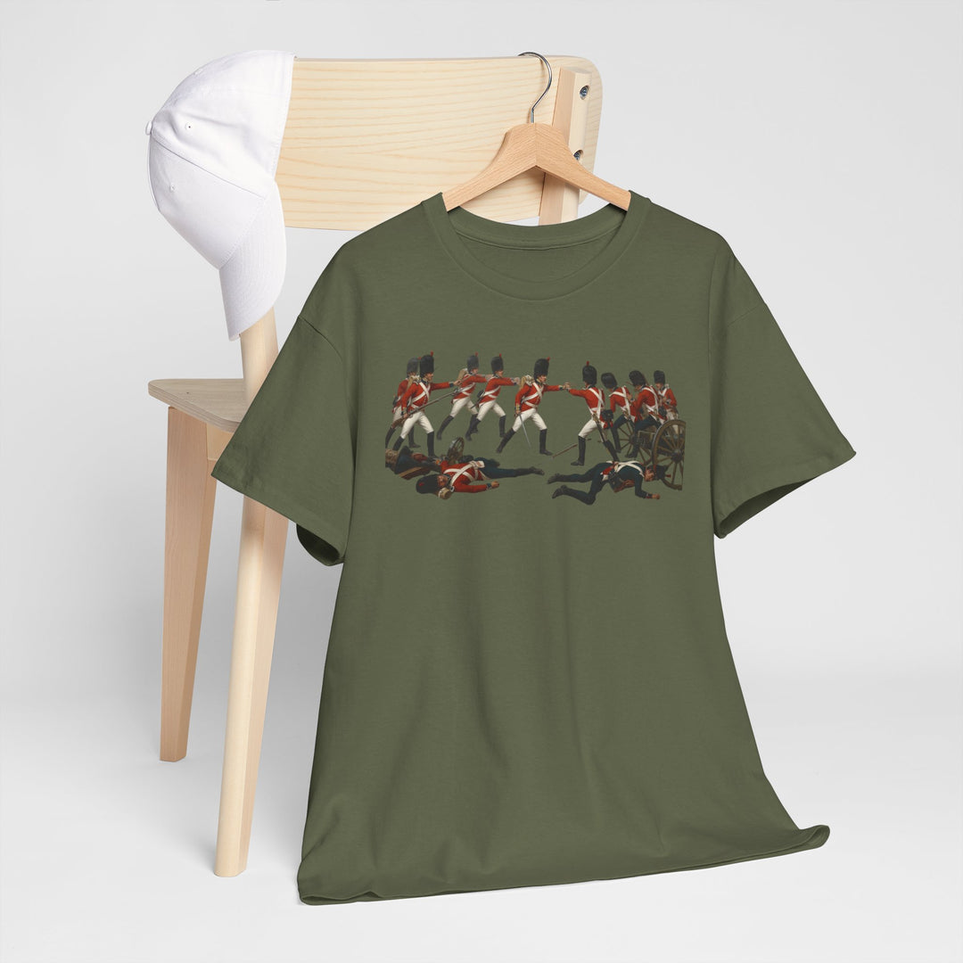 Waterloo Battle T‑Shirt — Historic Napoleonic War Commemorative Tee