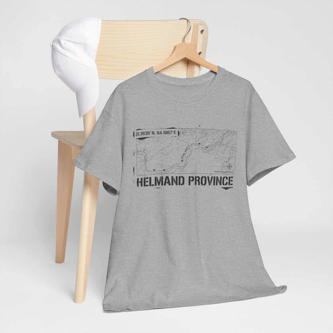 Op Herrick Helmand Province Map T-Shirt - Green Zone Military Graphic Tee