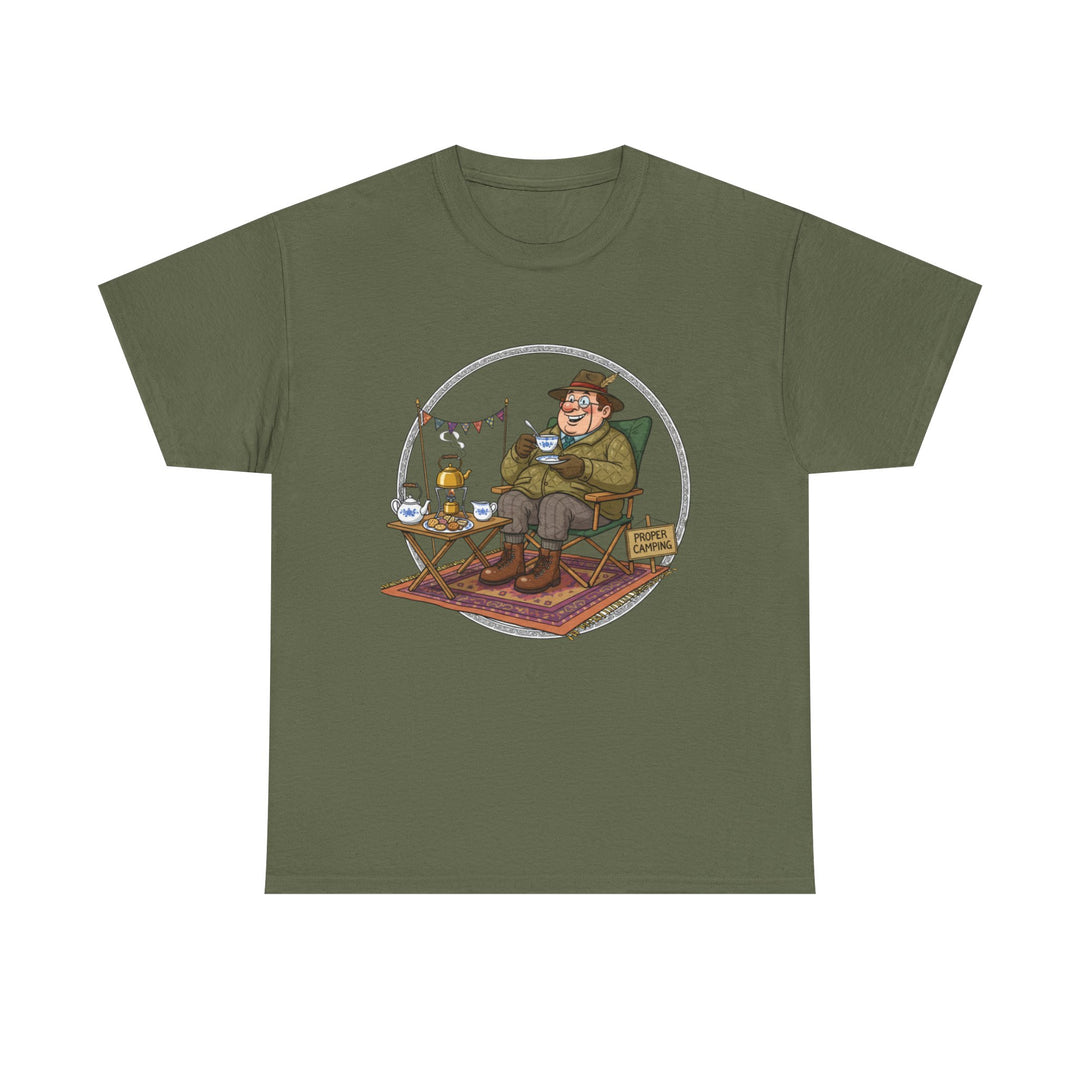 Retro Camping Grandpa Gift T-Shirt — Vintage Mountain Adventure Tee