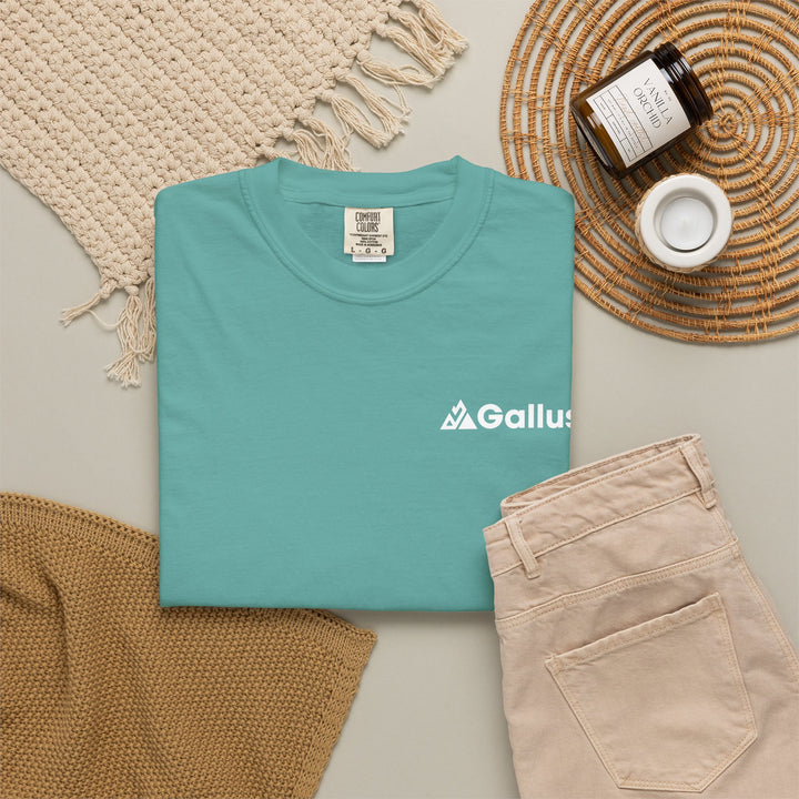 Adventure Series T-Shirt — Gallus Outdoor Graphic Tee (Be Alive • Live Life • Breathe Air • Enjoy Life)