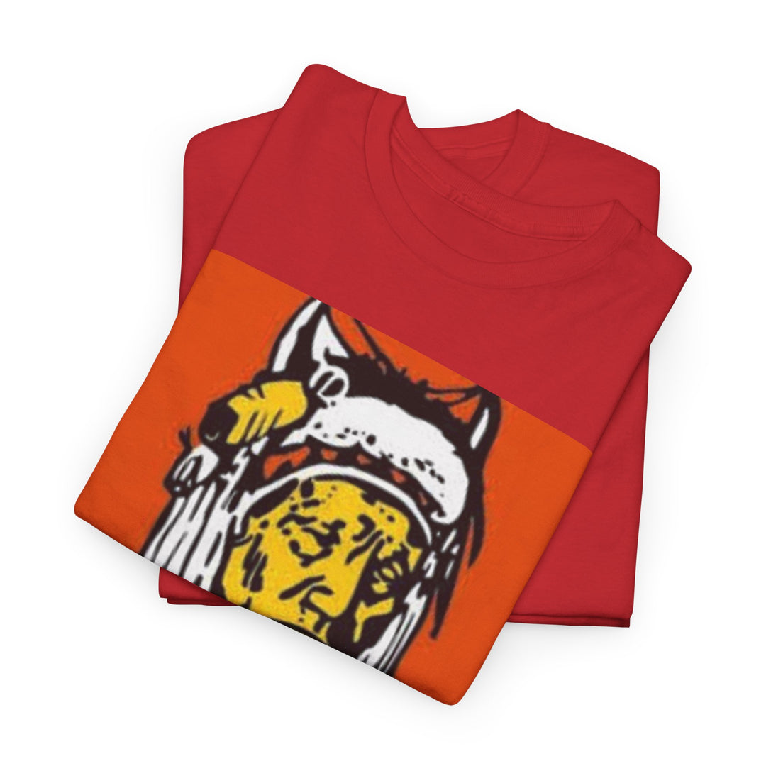 BATUS Native Chief Graphic Tee – Retro Tribal Illustration Shirt