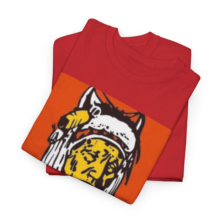 BATUS Native Chief Graphic Tee – Retro Tribal Illustration Shirt