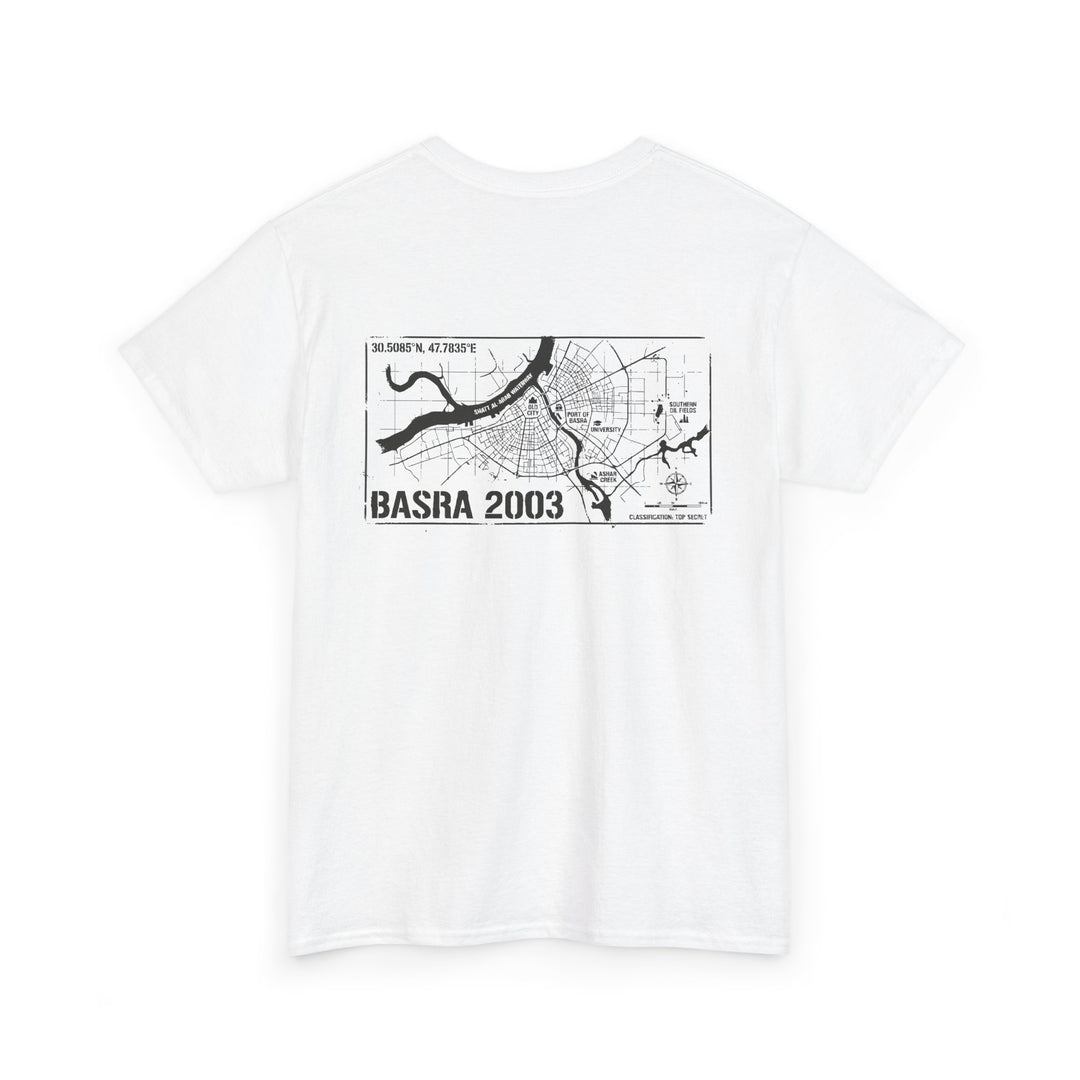 Basra 2003 Military Map T-Shirt — alternate product image 7