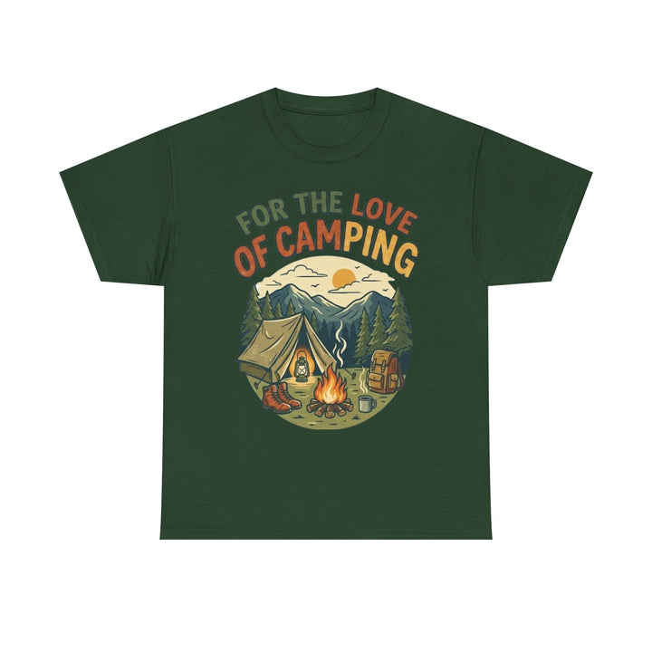 Retro Campfire Graphic T-Shirt - Vintage Style Camping Tee