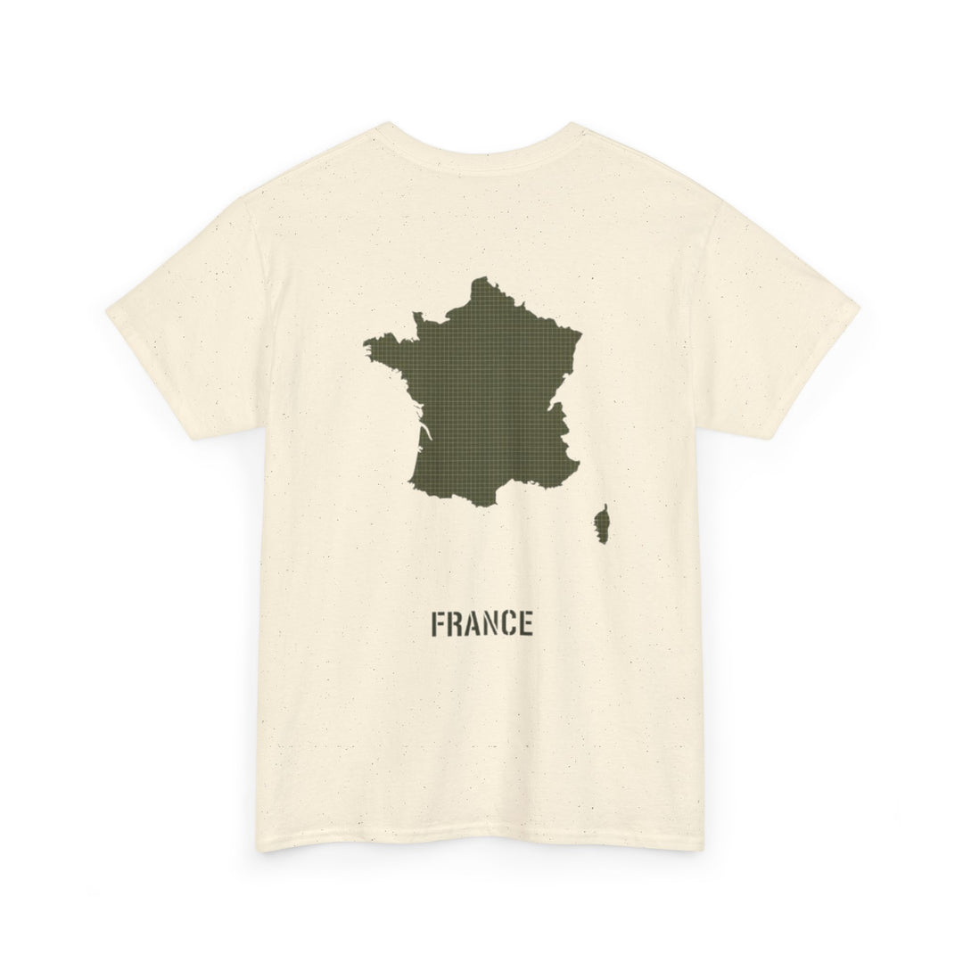 France Map Tee with "GALLUS" Chest Logo