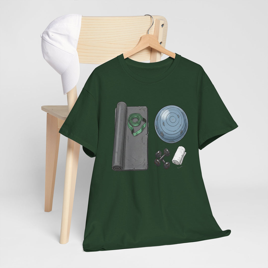 Pilates Kit Tee – soft, breathable cotton designed for Pilates workouts. Comfortable, flexible, and perfect for studio sessions, home practice, or casual wear.