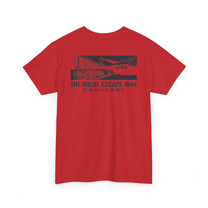 T-Shirt — "The Great Escape 1944" Vintage WWII Prisoner of War Design