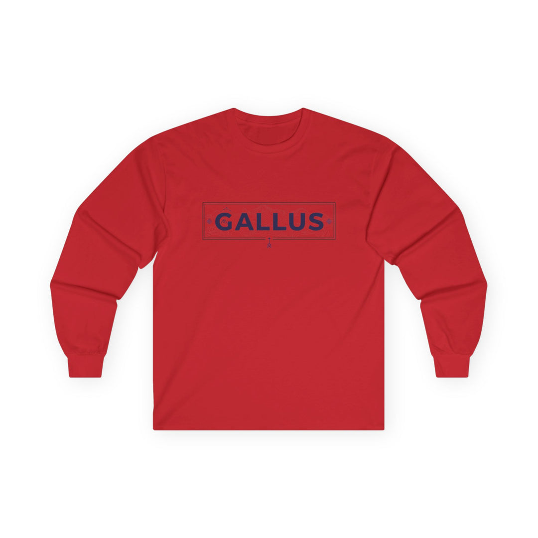 Spain Map Long Sleeve Tee — Gallus Logo Travel Shirt