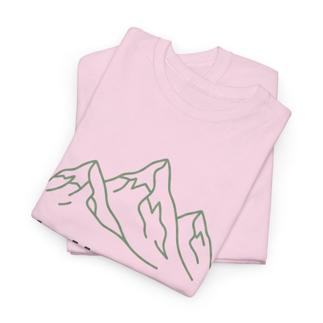 Retro Mountain Quote T-Shirt — Vintage Hiking &amp; Wild Camping Adventure Tee