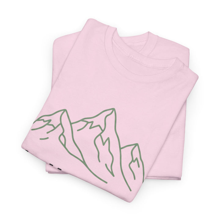 Retro Mountain Quote T-Shirt — Vintage Hiking &amp; Wild Camping Adventure Tee