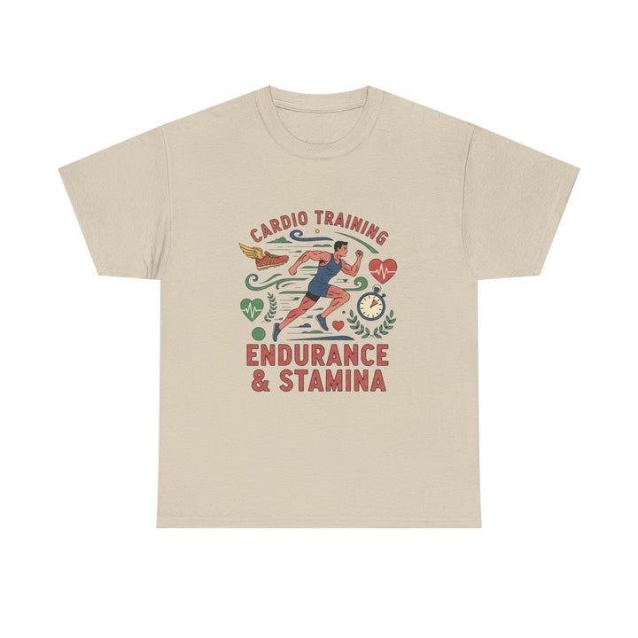 Cardio Training Tee - Fitness Running Workout Shirt