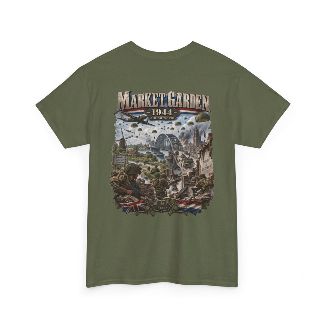 Market Garden 1944 T-Shirt — WWII Airborne Battle Illustration