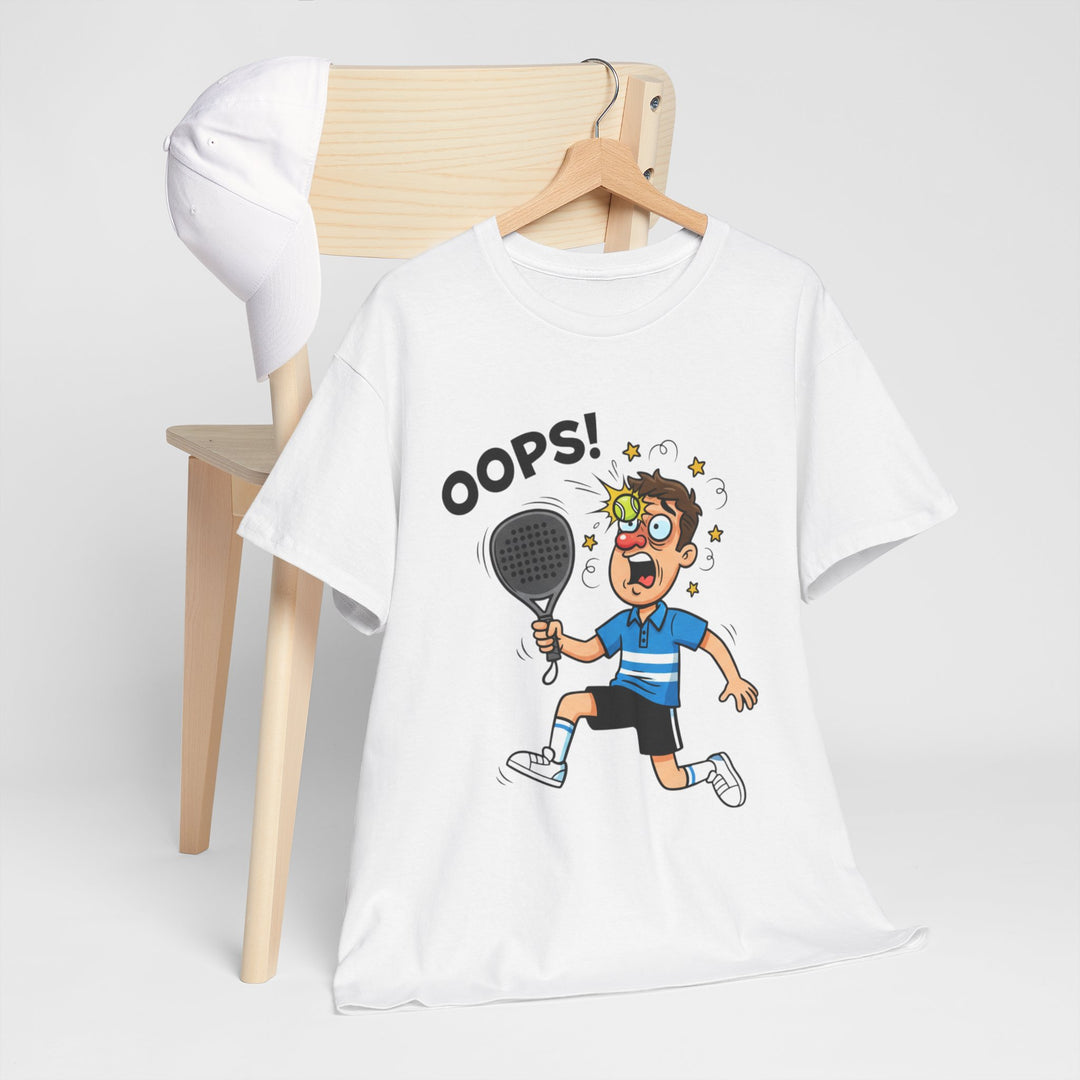 Cartoon Padel Oops! T-Shirt for Players