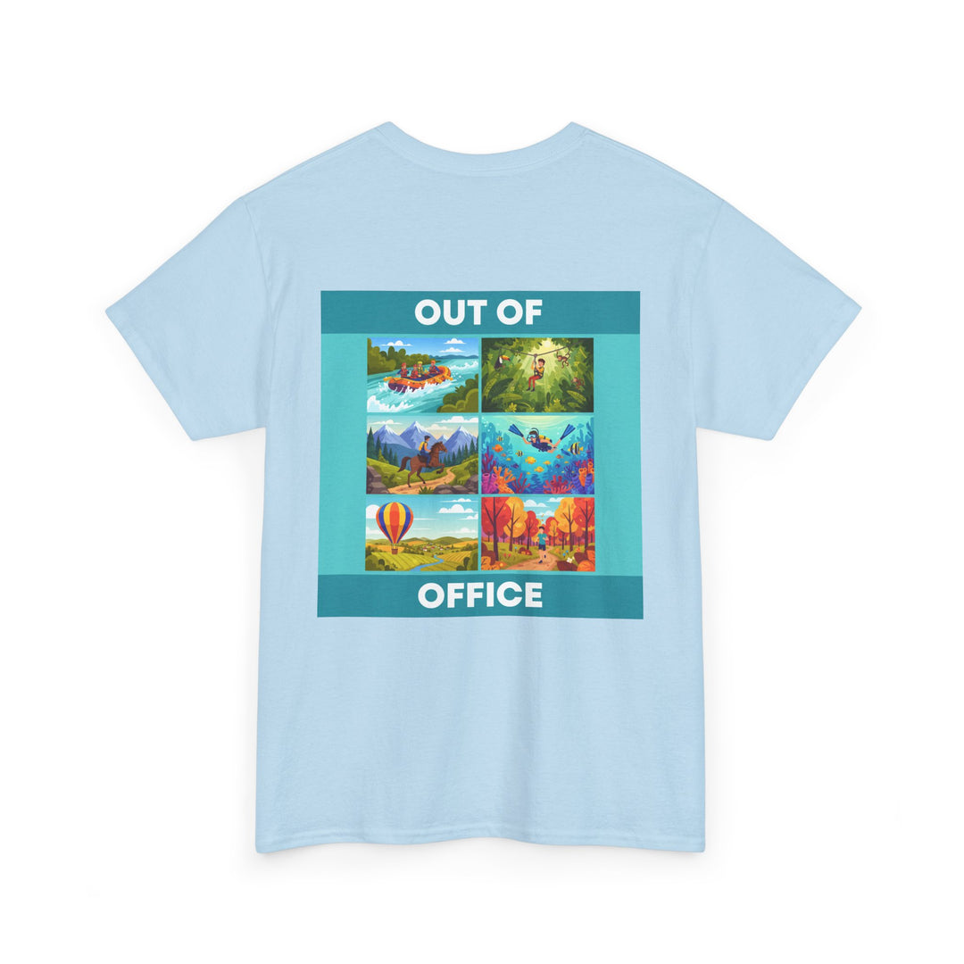 Out of Office Tee — Travel Scenes Graphic T-Shirt