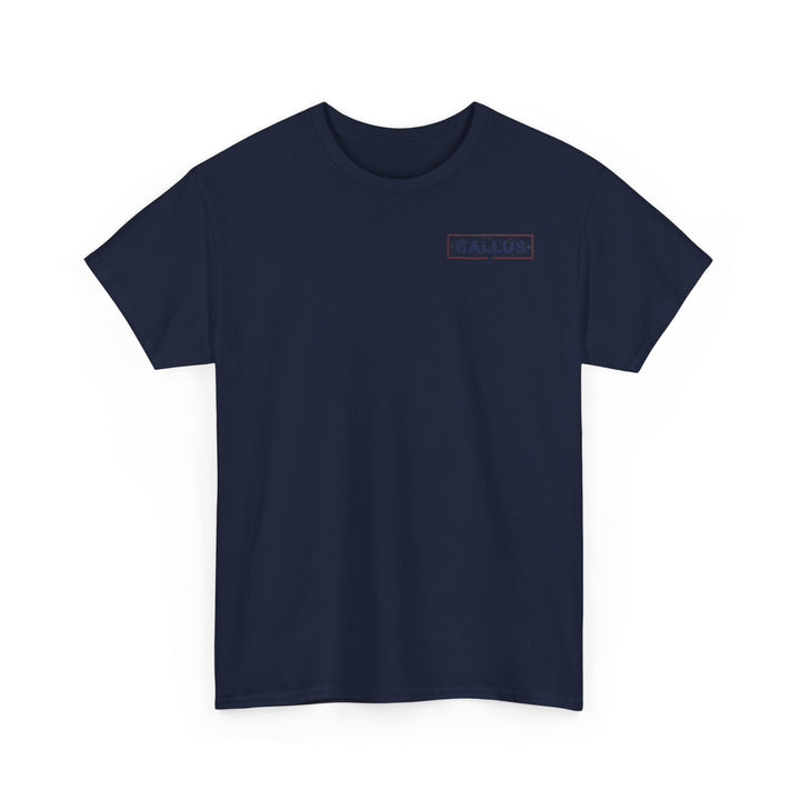 Gallus Logo T-Shirt — Minimal Retro Chest &amp; Back Graphic Tee