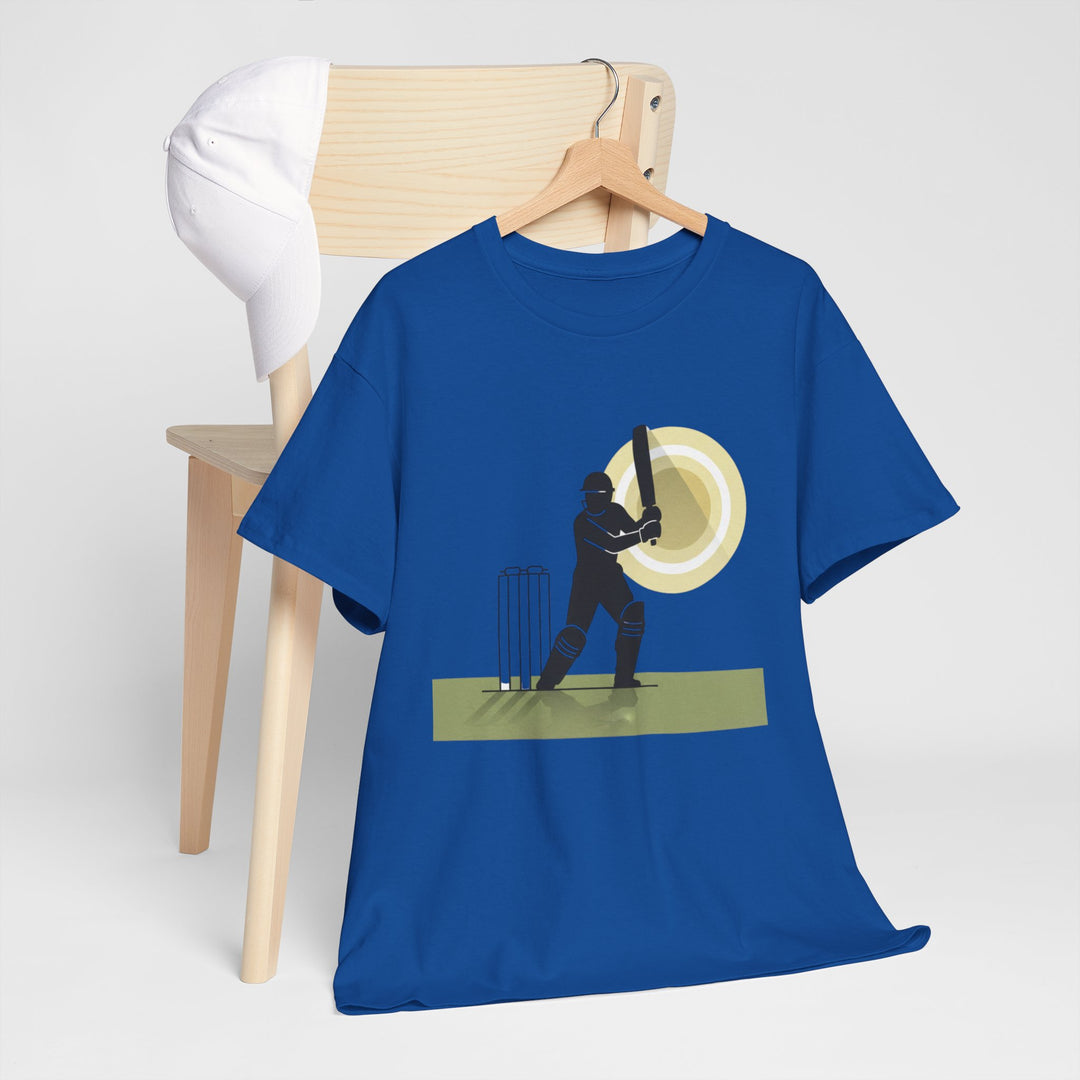 Cricket Player Silhouette T-Shirt