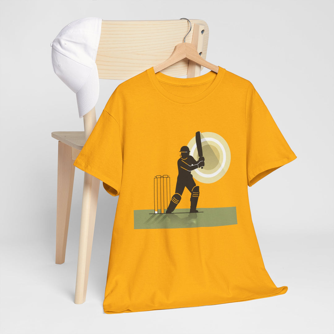 Cricket Player Silhouette T-Shirt
