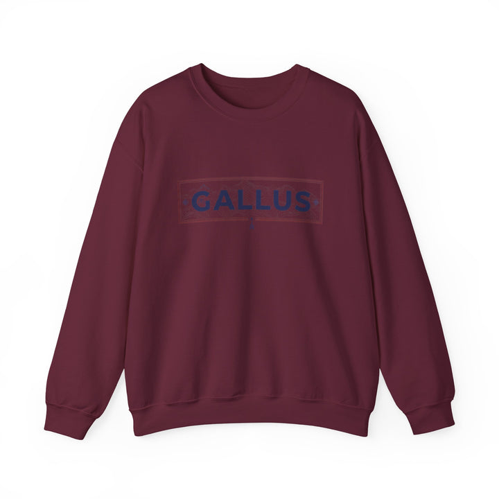 Spain Map Crewneck Sweatshirt — GALLUS Logo Travel Pullover