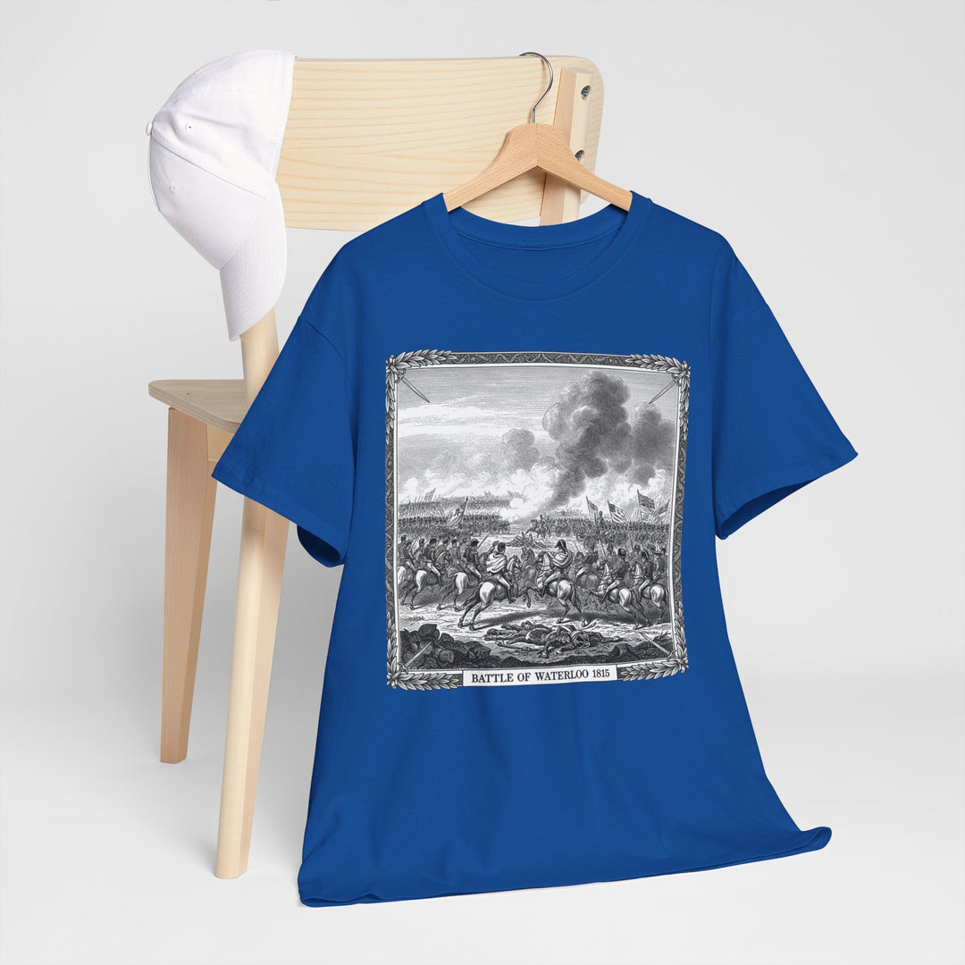 Battle of Waterloo Graphic Tee — Vintage Historical Print T-Shirt
