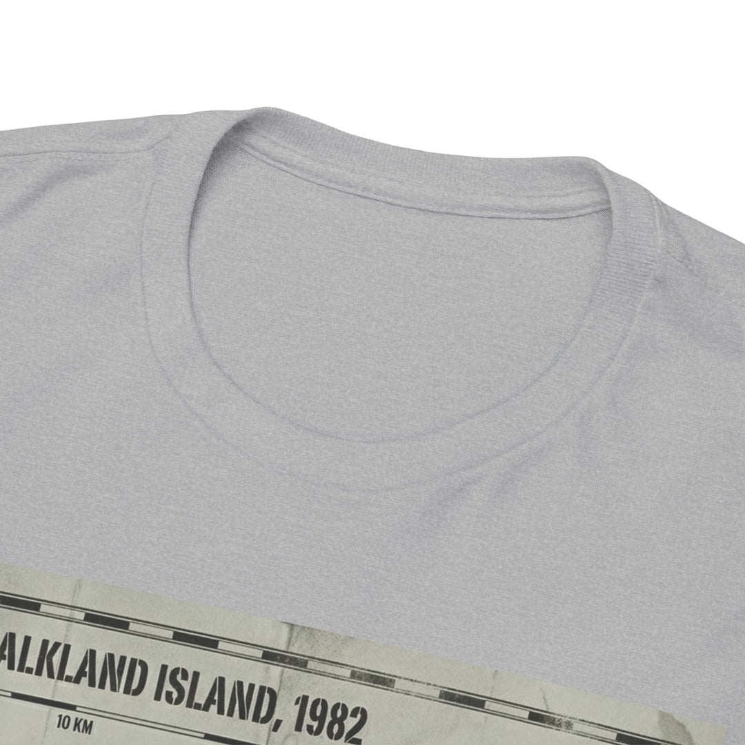 East Falkland 1982 Map T-Shirt — Port Stanley Victory Graphic