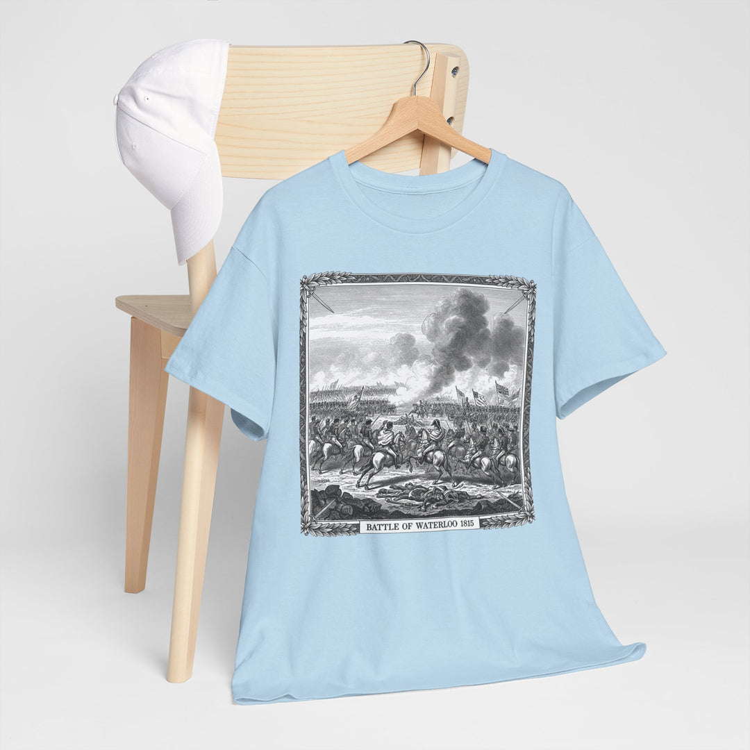 Battle of Waterloo Graphic Tee — Vintage Historical Print T-Shirt